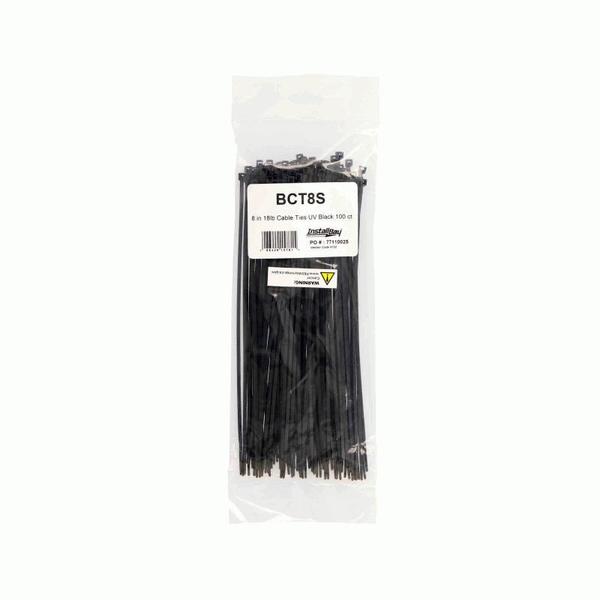 Metra Electronics 8 INCH THIN CABLE TIE BLACK, PK 100 BCT8S